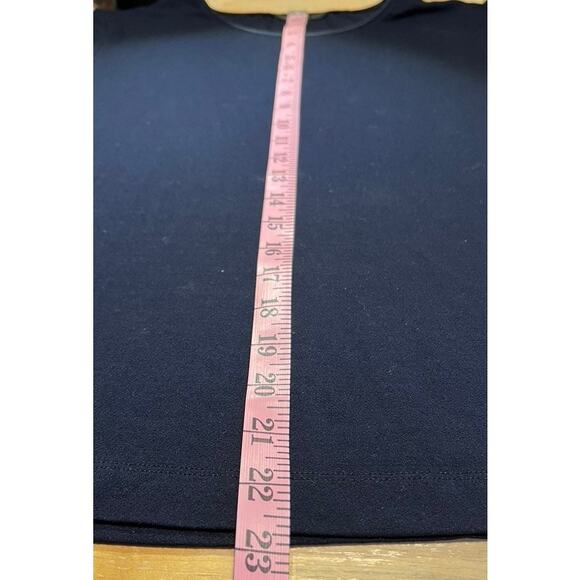 St Michael Marks & Spencer Viscose Blend Tee Shirt Top Sz M Blue Capsule Preppy - Picture 7 of 8